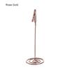 1PC Various Shapes Place Card Holder Table Metal Table Numbers Holder Paper Menu Clips Romantic Photo Holder Desktop Decoration