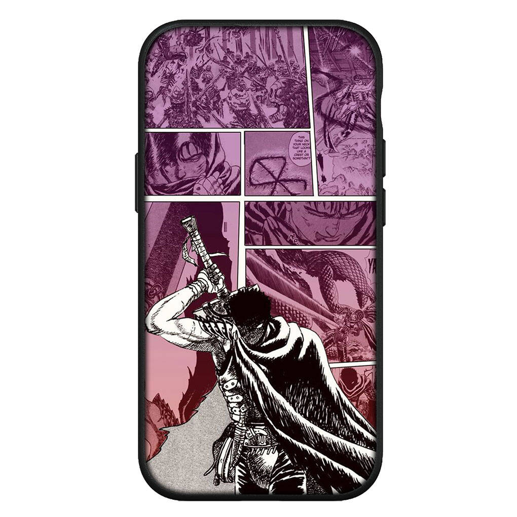 

Cover for iPhone 17 16 15 Xiaomi Poco Redmi Note 14 13 12 11 Pro Max 9 16e Samsung Galaxy S25 S24 S23 OPPO Huawei Berserk Anime Guts Phone Case for Samsung Galaxy A8 Plus 2018 экрю