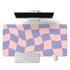 Colorful Checkered Pattern Large Gaming Mouse Pad XXL 90x40 Non-slip Rubber Keyboard Mats Computer Laptop Office Cute Desk Decor