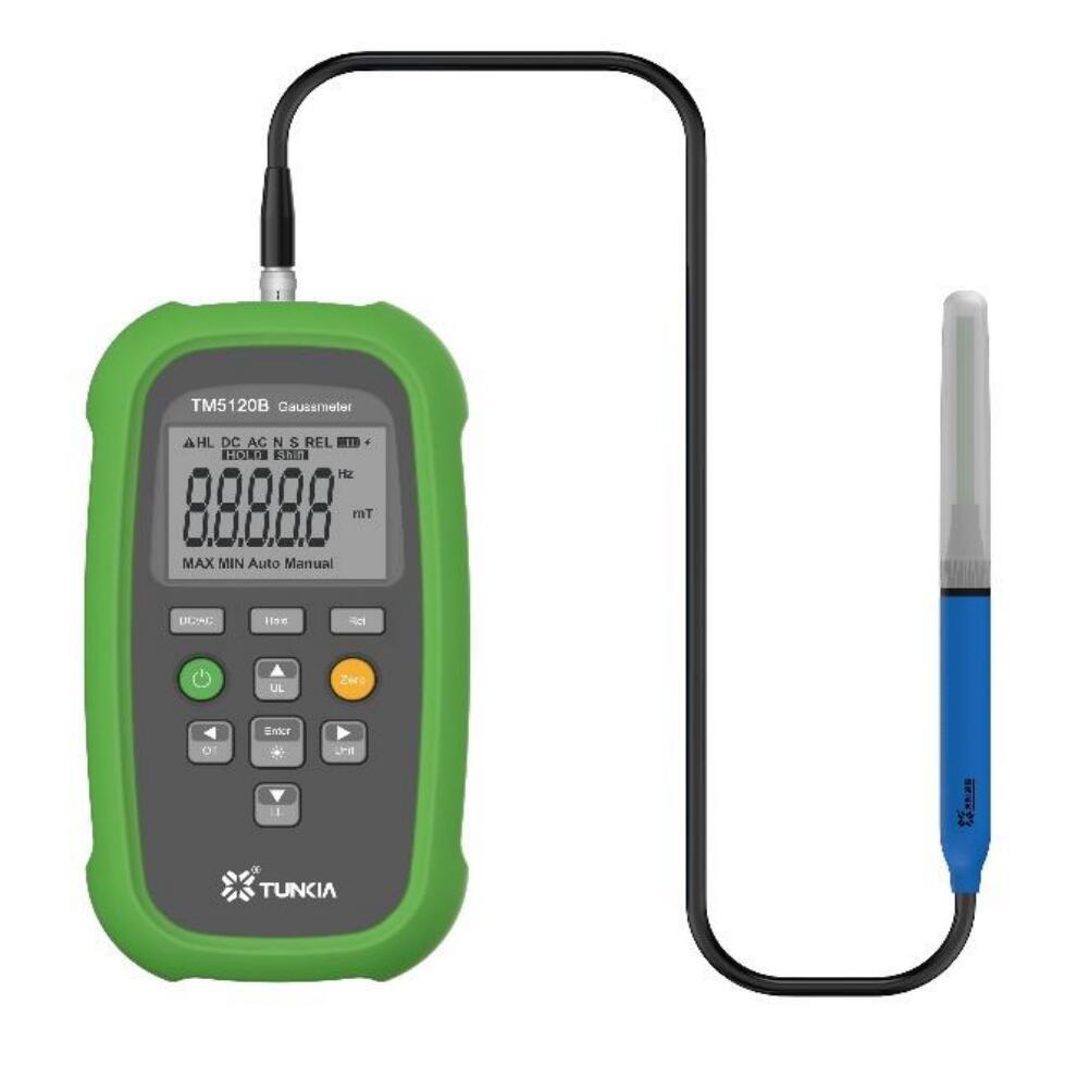 

TM5120B Высокочувствительный портативный гауссметр с датчиком Холла Standard Radial Hall Probe (Single Axis)