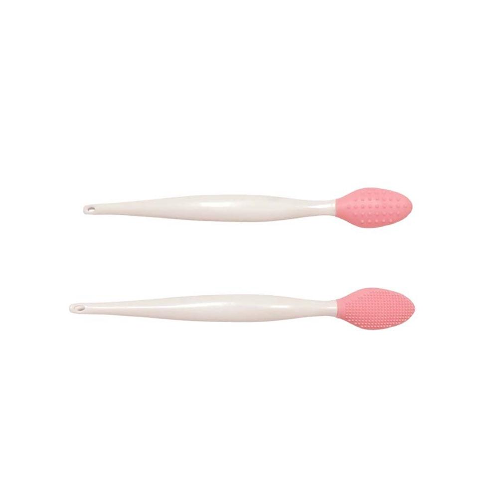 1Pc Wash Face Brush Remove Blackheads Brush Silicone Two-sided Nose Brush Exfoliating Clean Brush Tool