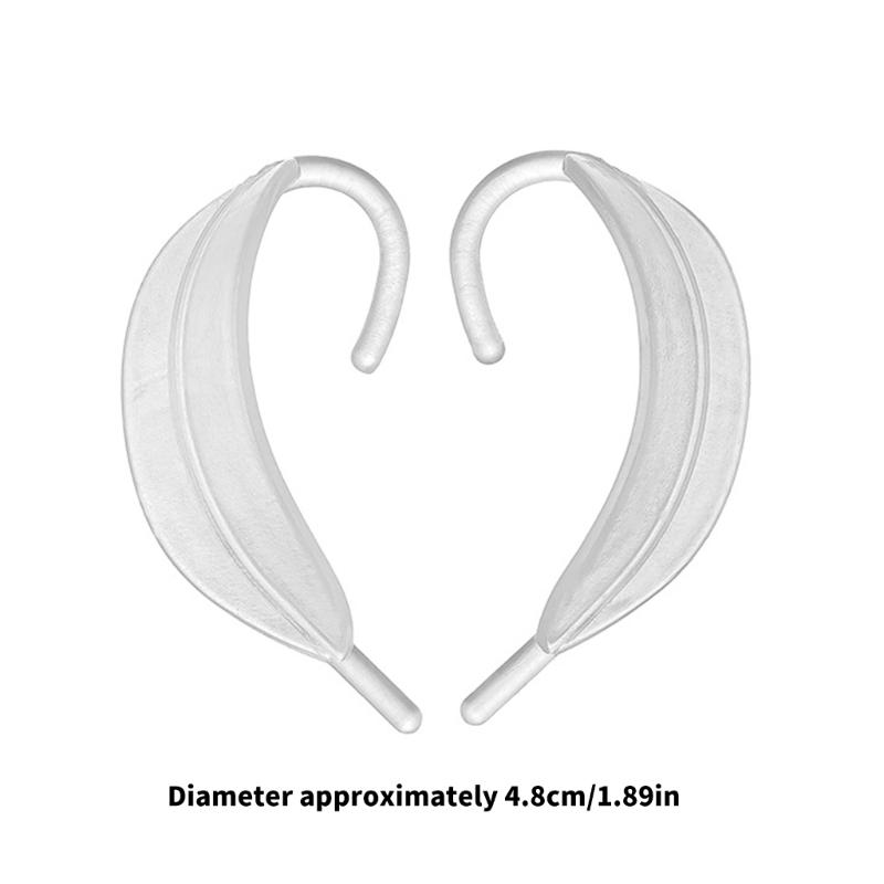 Unique Flexible Ear Cuff Without Piercing Date Earrings Acrylic Texture Ear Ornaments Perfect for Travel and Dates