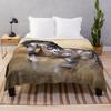 Cute pony theme blanket cartoon pony flannel blanket blanket light and warm