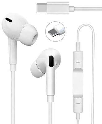 Bedrade Oordopjes met Geluidsvolume Compatibel met iPhone Geen USB Comfortabel Duurzaam TPE IPX4 Equivalent Diep Compact en Compatibel met iPhone en