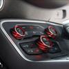 Red Aluminum Air Conditioner CD Button Knob Ring Cover Trim for Dodge Charger