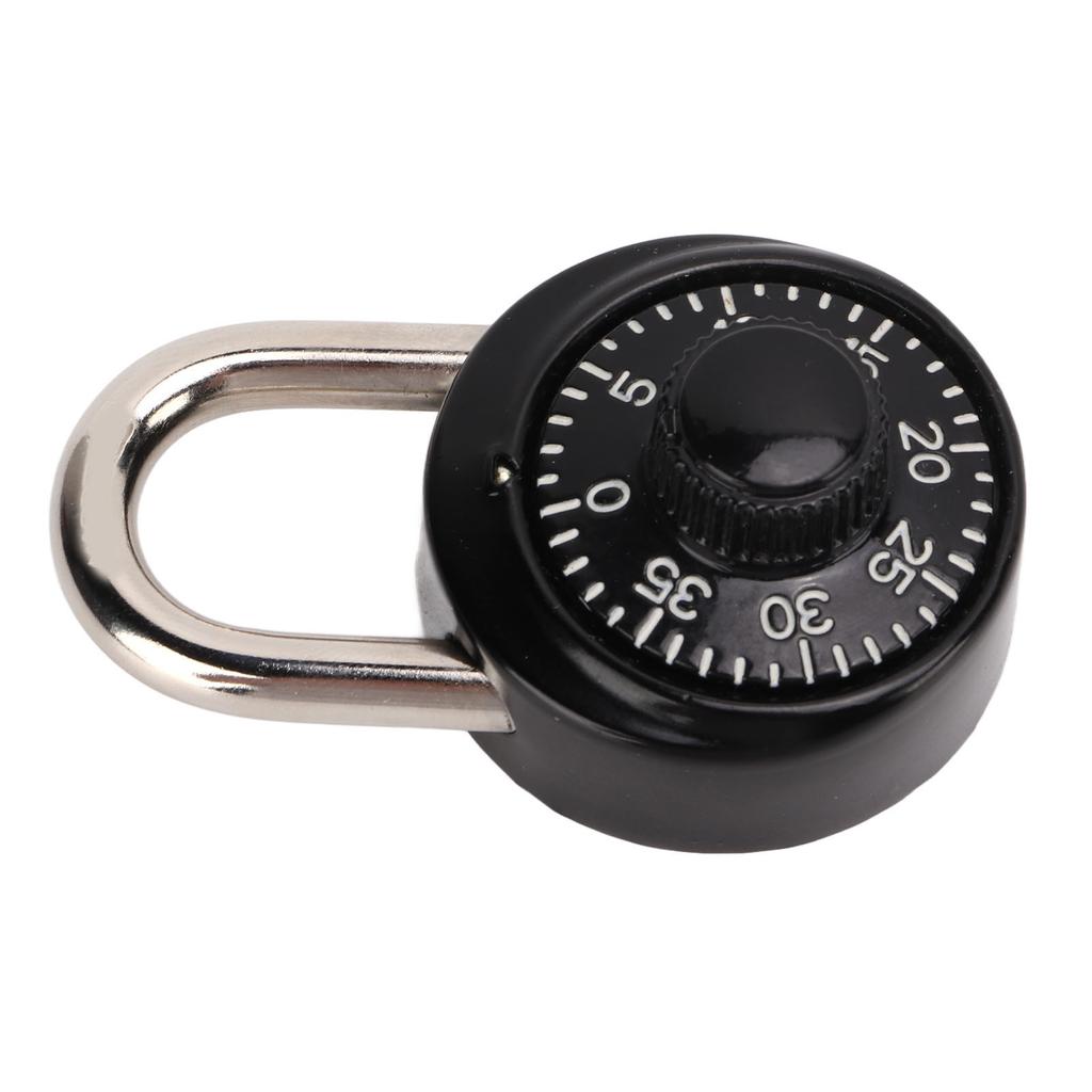 Dial Combination Lock Waterproof Heat Treatment Hardened Steel Security Padlock for Gym