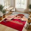 Personalized Crystal Velvet Carpet,Taylor Swift Custom Printed Name, Plush Area Rug For Home Indoor Decor