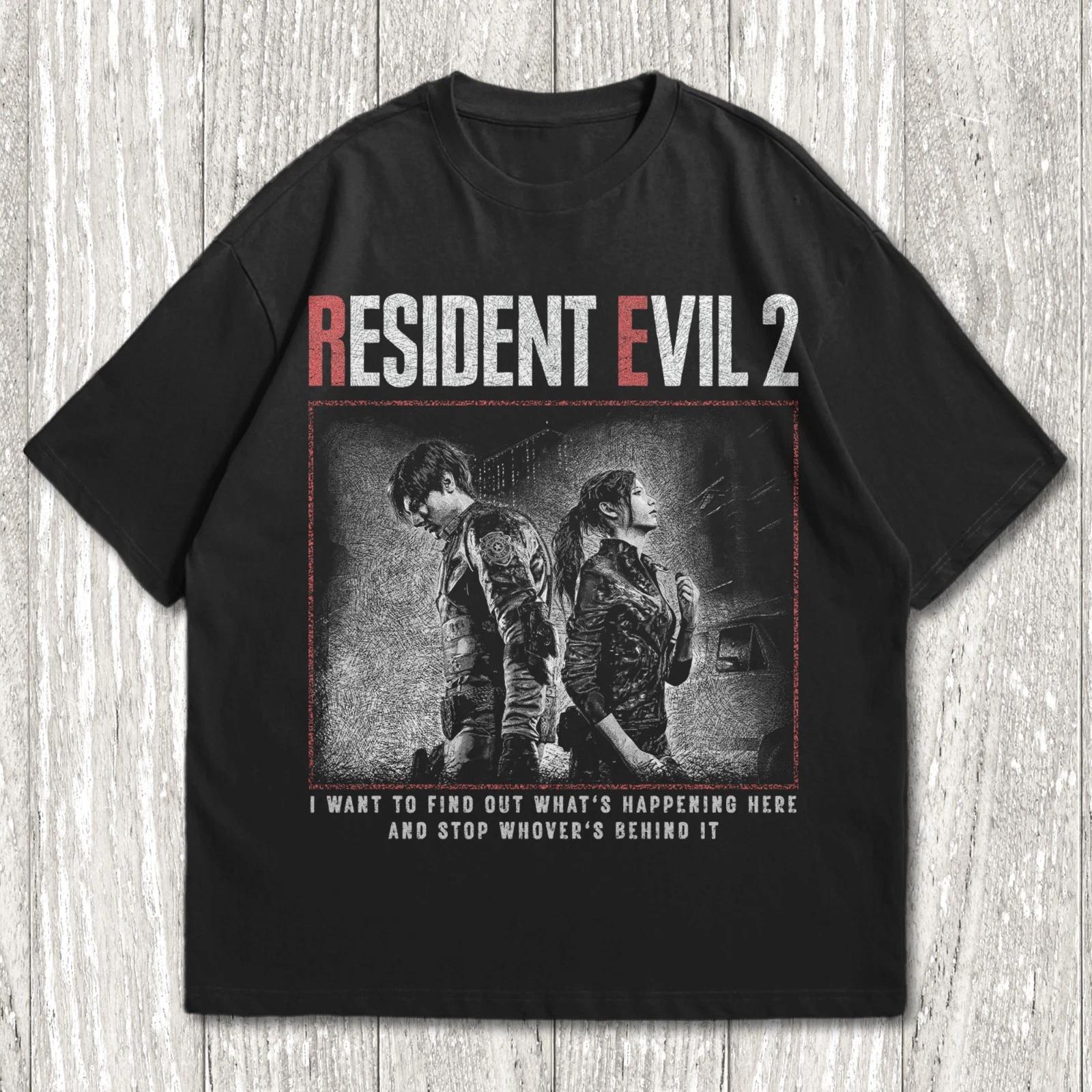RESIDENT EVIL 2 REMAKE Unisex T-shirt, Leon Kennedy Shirt S