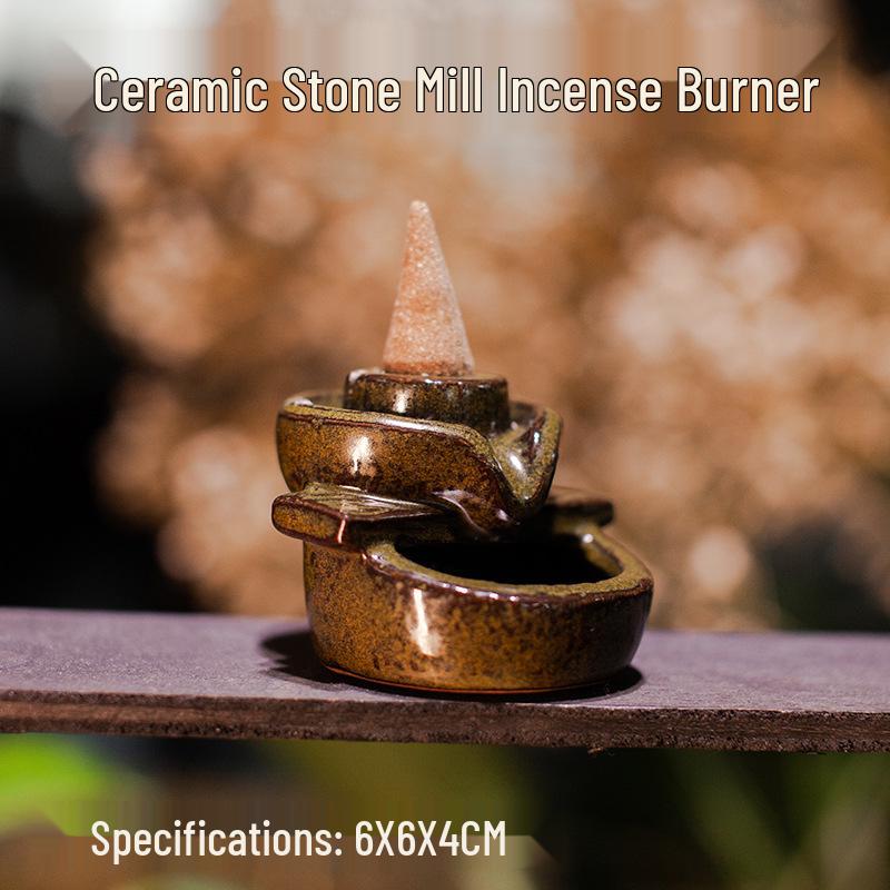 White Sage, Blue Sage, Cedar Stick, Palo Santo, Incense Tower, and Abalone Shell Set