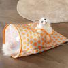 Interactive Cat Tunnel Toy with Crinkle Paper Collapsible Cat Tube for Indoor Play and Exercise
