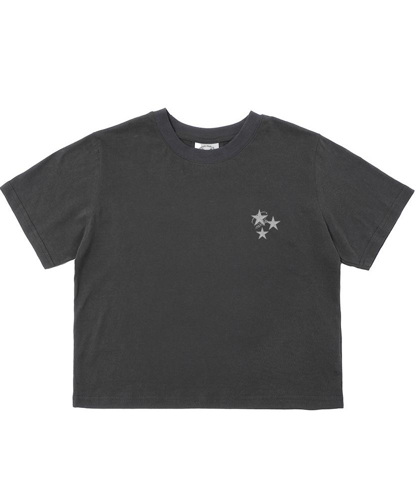 Match Glove Star Logo Crop Top (Dark Gray) Dark Gray/Free