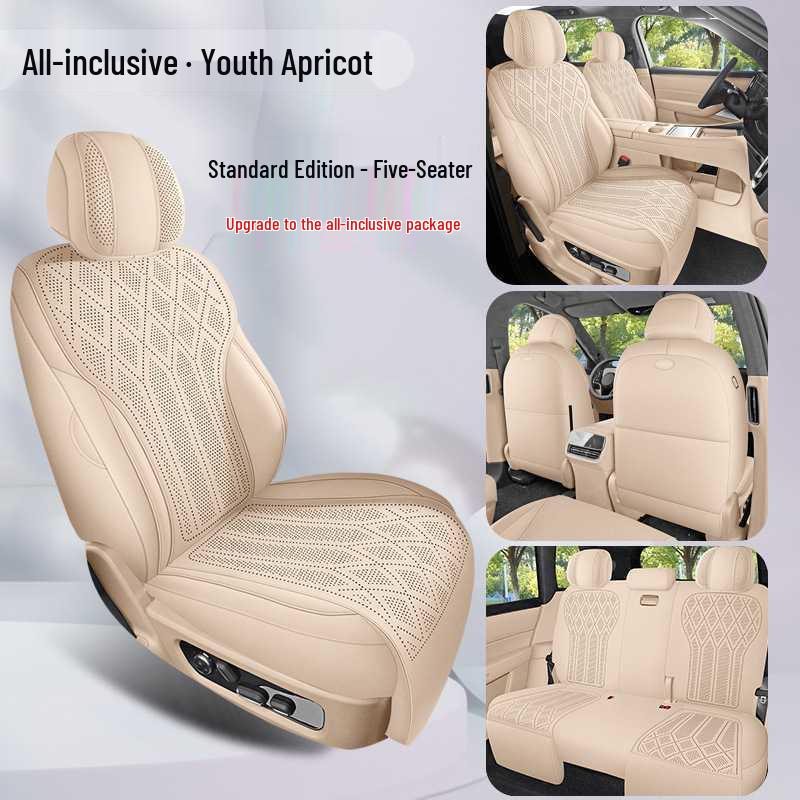 AITO M9 Suede Seat Cushions, Fit for 25 Models, All-Season, Suitable for Five/Six-Seater Cars - Car Accessories