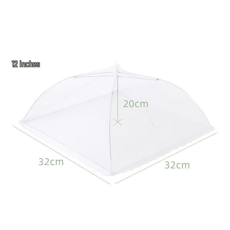 

Foldable Anti-Fly Net: Versatile Food Cover for Dining Tables and Leftovers.