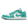 Air Jordan 1 Low New Emerald Sneakers da Donna Verde Bianco DC0774-132