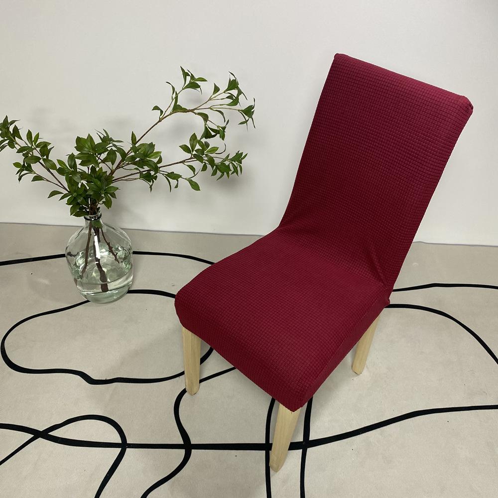 Corn Grid Thickened And Enlarged Fleece Grid Fleece Chair Cover Table And Chair Elastic Restaurant Chair Universal In All Seasons