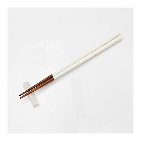 KAWAI KURABI Chopstick Rest, White Glaze, 1.2x1.2x5cm, Made in Japan, Square Translucent, Vintage Feel, Triangular Silhouette, Mino Ware