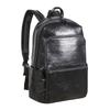 Men'S Leather Backpack First Layer Cowhide Business Commuter Computer Bag Leisure Travel Backpack