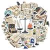 35pcs Mysterious Potion Stickers Antique Scroll Animal Stickers Stickers For Guitar DIY Bicycle Skateboard Laptop