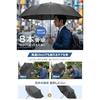 Super Large Size12 Rib Folding Umbrella One-Touch Automatic Open Close Mens Reverse Wind Resistant Teflon Coating Windproof Water Repellent Durable UV