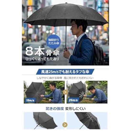 Super Large Size12 Rib Folding Umbrella One-Touch Automatic Open Close Mens Reverse Wind Resistant Teflon Coating Windproof Water Repellent Durable UV