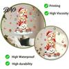 Watercolor Puppy Wall Stickers Christmas Decals, Stacked Dogs Stickers, Self?Adhesive PVC Xmas Reusable Door Decals for Bedroom Living Room