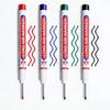 4pcs Vibrant & Fade-Resistant Colors Long-tip Permanent Markers, Works on Most Surfaces