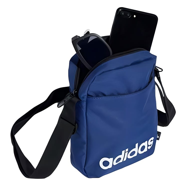 adidas Polyester Shoulder Bag Unisex Blue IN6128