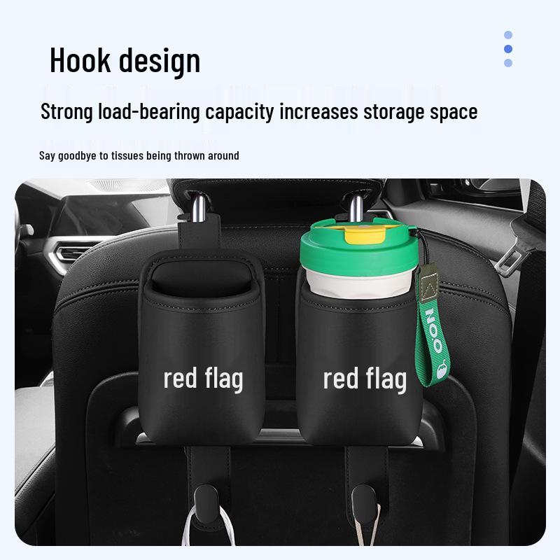 Car Cup Holder and Seat Back Hook for Hongqi HS5/H5/H7/H9/EHS9 - Vehicle Storage Accessory