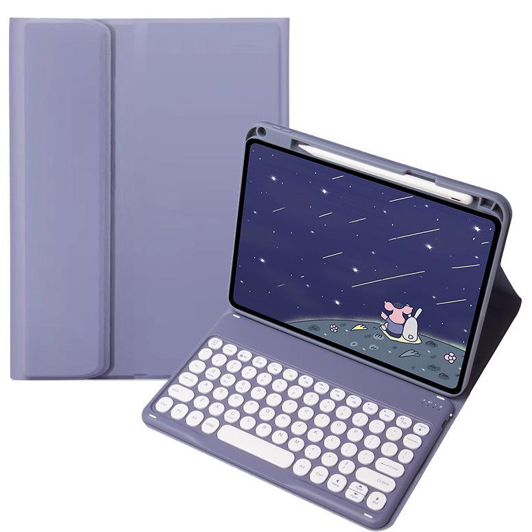 Compatible Bluetooth Keyboard Case for 2025 iPad11 A16, 10th Gen 10.9" with Pen Slot and Backlit Touchpad