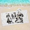 Bl Anime Vergeltung Strandtuch Bunte Handtücher für Mädchen Mikrofaser Schnelltrocknend Sandfrei Strand Yoga Spa Fitnessstudio Pool