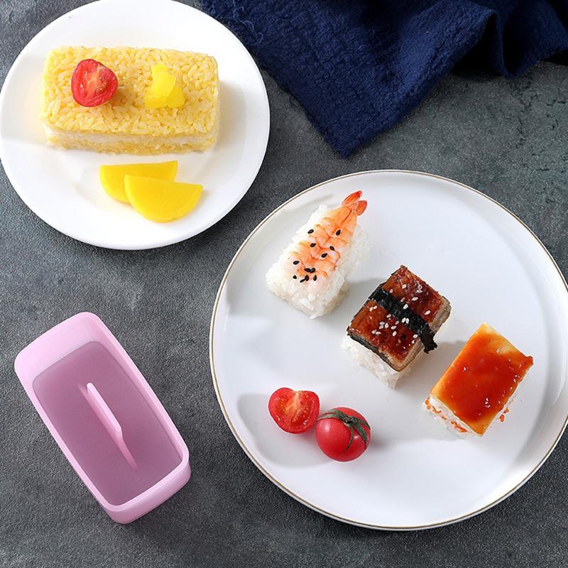 Rectangular Multi Layer Sushi Making Mold Onigiri Rice Ball Kitchen Bento Accessories DIY Rice Mold Cooking Baking Tools