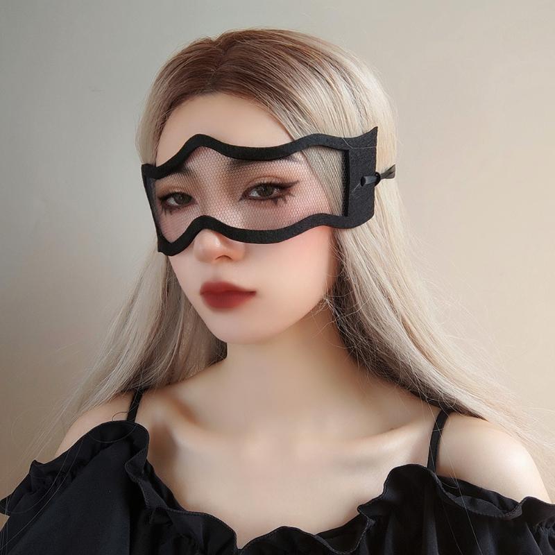 Sexy Women's Eye & Face Mask - Reusable Cosplay Mask for Masquerade Balls, Proms & Halloween Costume Parties