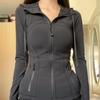 Lulu Original Women's Breathable Yoga Jacket - Spring/Autumn Fitness Top