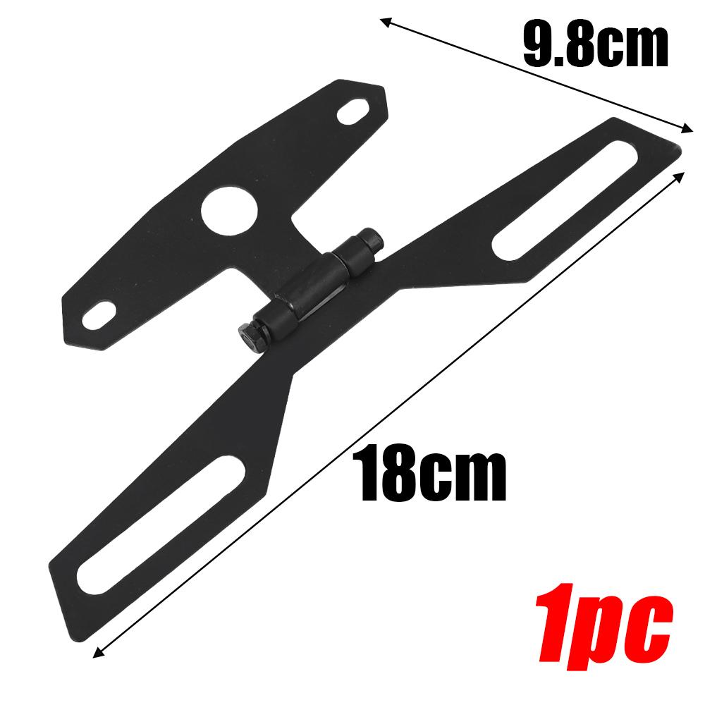 

Кронштейн номерного знака мотоцикла, фиксированный складной держатель рамки номерного знака, крепление фонаря, универсальные мотоциклетные запчасти