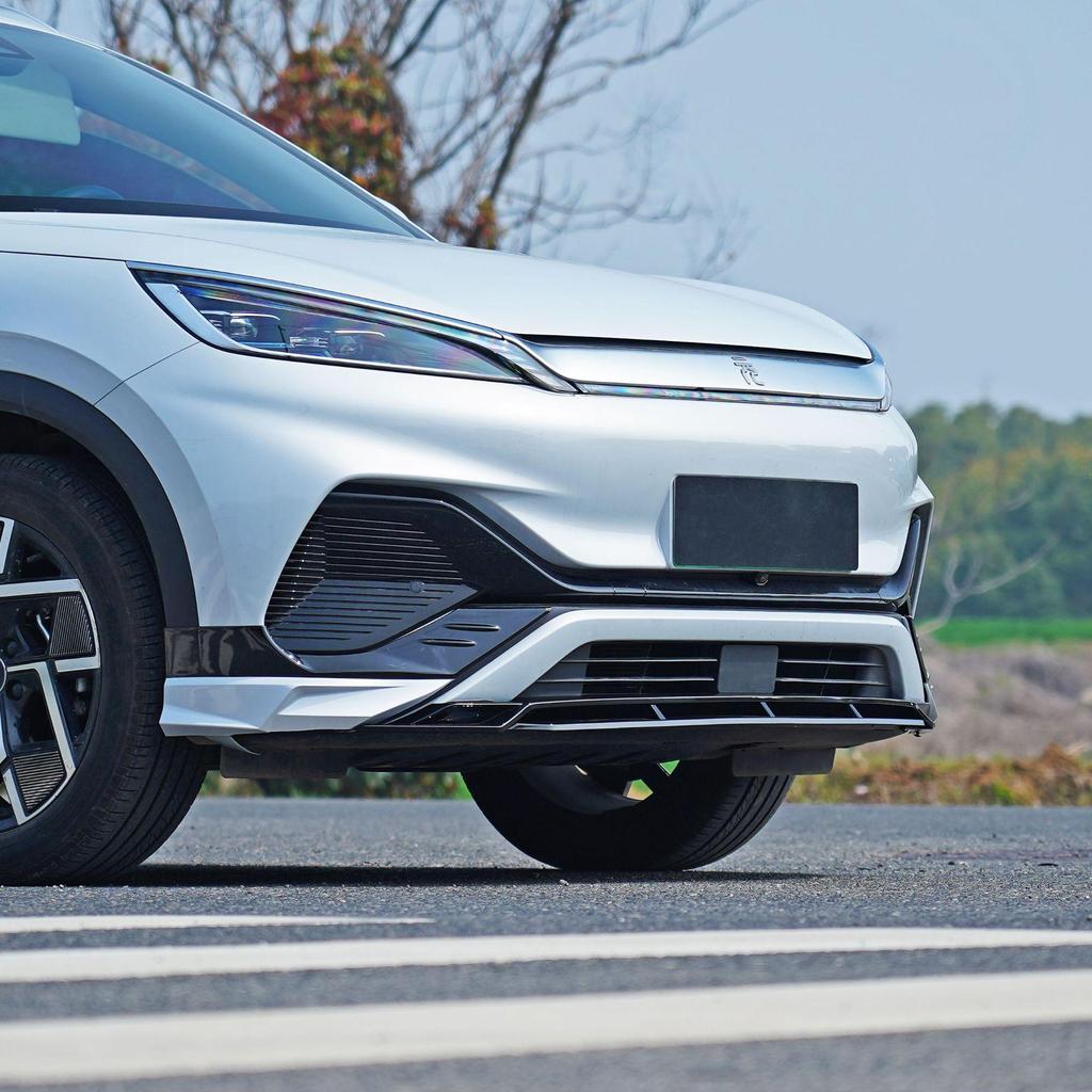 Fits 2022 BYD Yuan PLUS-MC: front bumper, lip, splitter, rear lip, side skirts, roof spoiler, rear wing.