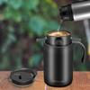 Portable Stainless Steel Coffee Mug with Drip Filter Set, Insulated Travel Tumbler for Home & Outdoor