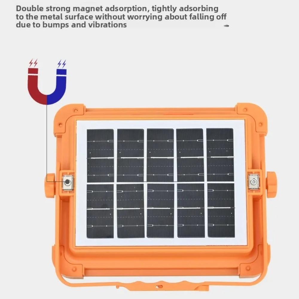 Super Bright Solar Handheld Spotlight - High Power Rechargeable LED Lantern for Outdoor Camping Garden - IP67 Waterproof