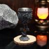 Creative Dragon Series Beer Goblet Stainless Steel Inlaid Resin Hand-painted Theme Party Wine Glass Goblet for Friends Gift