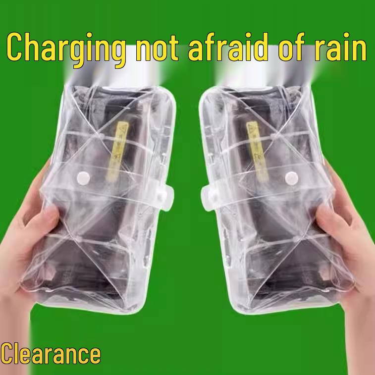 Husă Impermeabilă pentru Încărcător Vehicul Electric, Prelungitor Bicicletă și Cablu de Încărcare - Geantă Exterioară Rezistentă la Ploaie