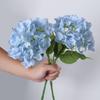 3D Haptische Hortensie, 72 Blütenblatt Simulationsblume für Hoteldekoration, Blumenkunst, Hochzeitsarrangements