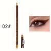 12pcs Eyebrow Pencil Eyeliner lip pencil Natural makeup Long-lasting Black dark coffee light coffee with pencil sharpener