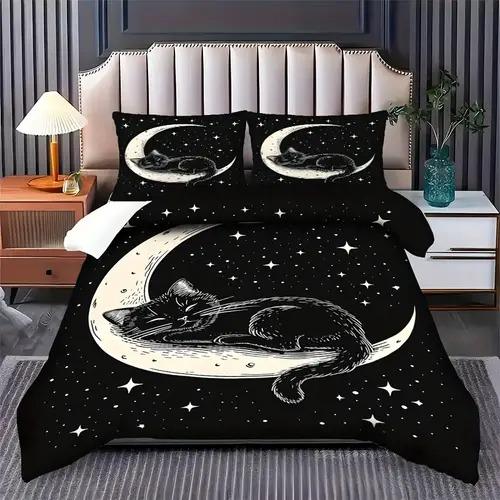 Comforter Cat With Cat Pattern Suitable For Children Boys Girls And Adults Soft Warm Comfortable And Breathable