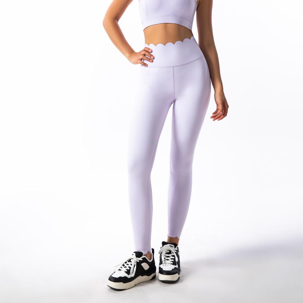 Women’s Yoga Lace Hip-Lifting Slimming Sports Pants for Cycling, Jogging, and Fitness