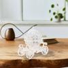 Crystal Encrusted Metal Pumpkins Carriages Sculpture Antique Styles Home Accent For Entryway Dining Table Display