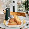 Coffee Serving Tray Stainless Steel Snacks Teacup Storage Fruits Afternoon Food Table Small Cake