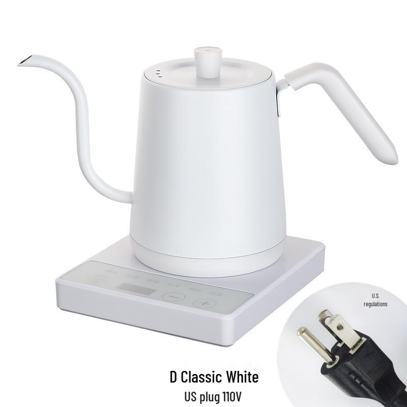 Stainless Steel Electric Gooseneck Kettle with Temperature Control