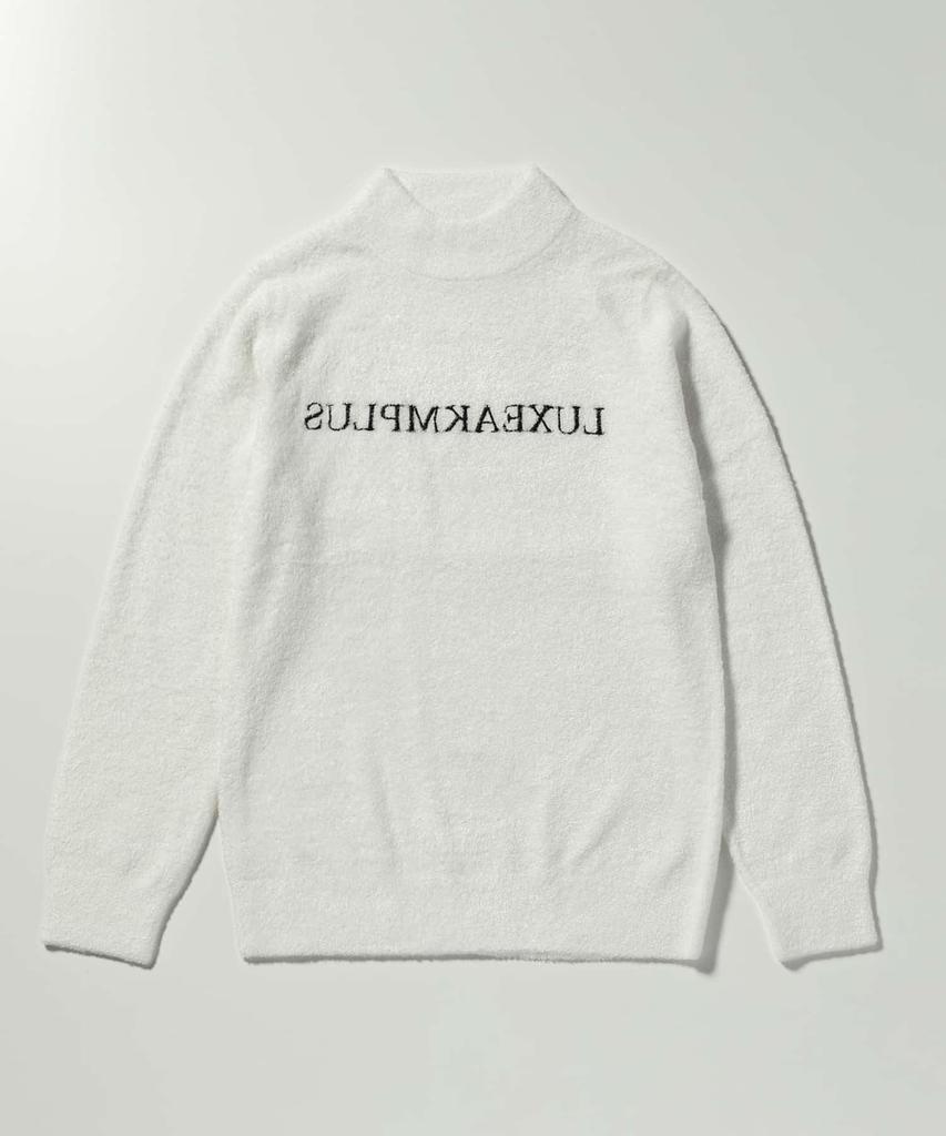 Luxe AKM Plus Golf Mock Neck Fluffy Knit