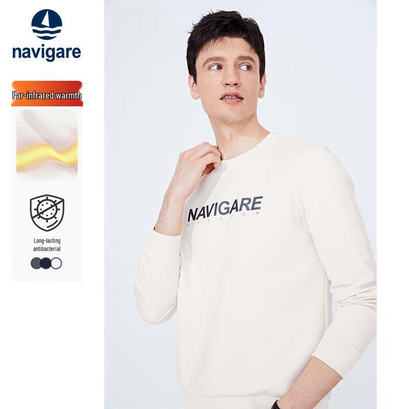 Navigare Men's Round Neck Air Layer Warm Sweatshirt