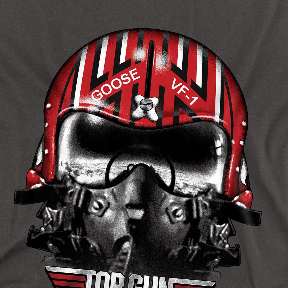 Top Gun Unisex Adult Goose Helmet T-Shirt