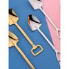 Jojo's L. Pd.Pick. Creative Shovel-Shaped Spoon 304 Stainless Steel Spoon Ice Cream Dessert Spoon |   Choose Carefully.